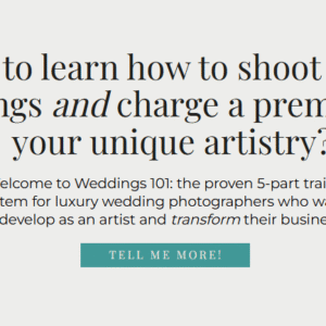 Rebecca Yale – Weddings 101 Masterclass